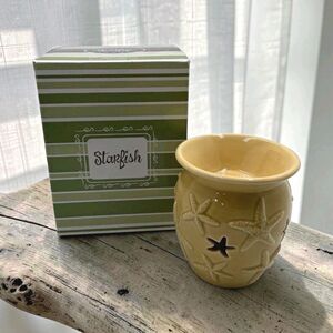 Scentsy Starfish Plug-In Mini Wall Wax Warmer Night Light Yellow New In Box